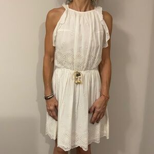 ALICIA BELL est 2000 White eyelet dress $348.00 XSmall